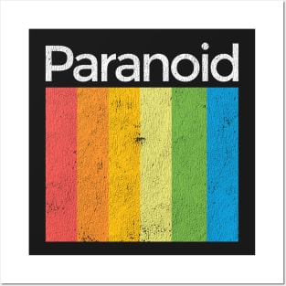 Paranoid (Vintage) Posters and Art